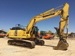 Used Komatsu in yard